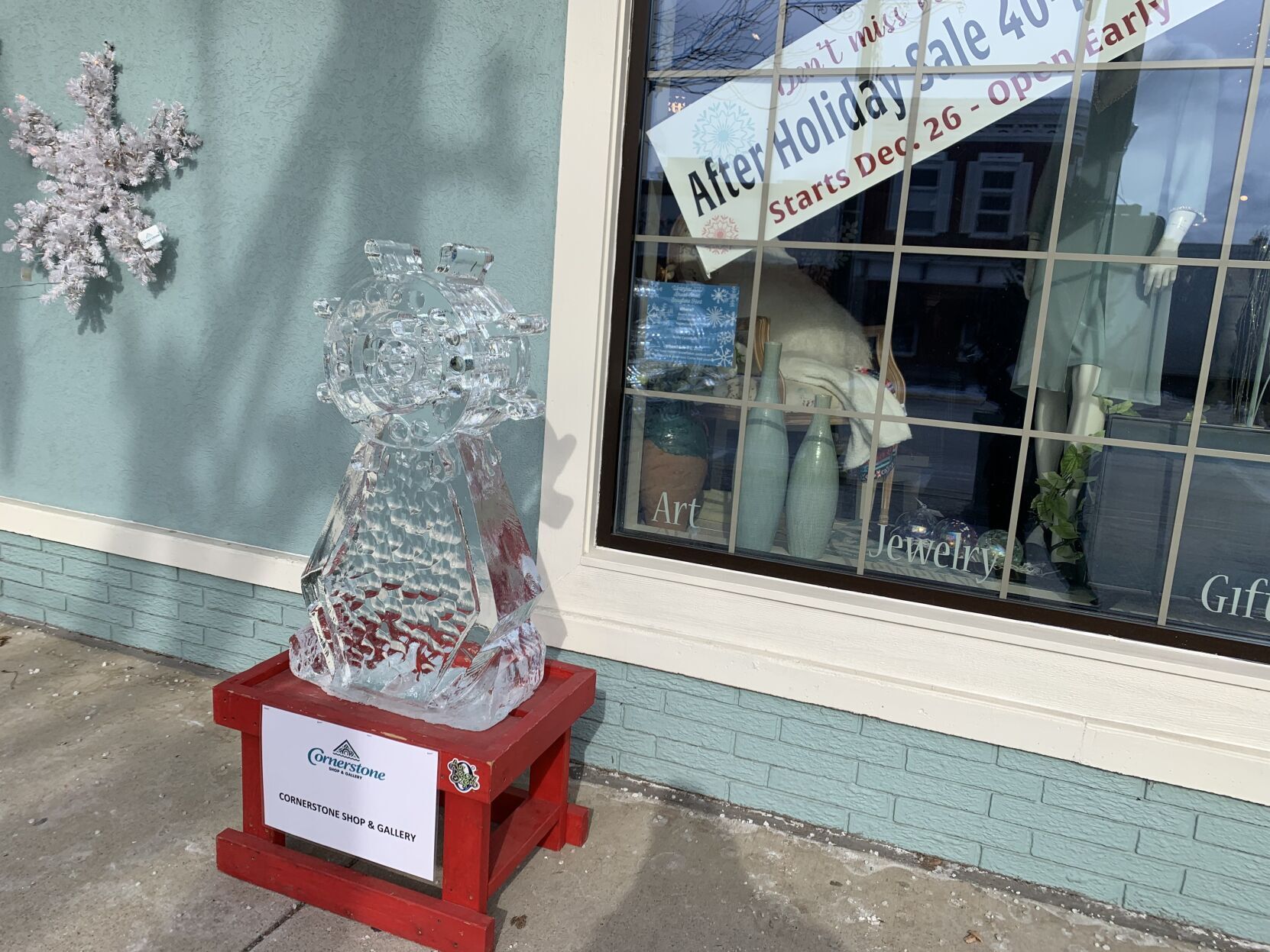 Cornerstone Shop & Gallery second sculpture